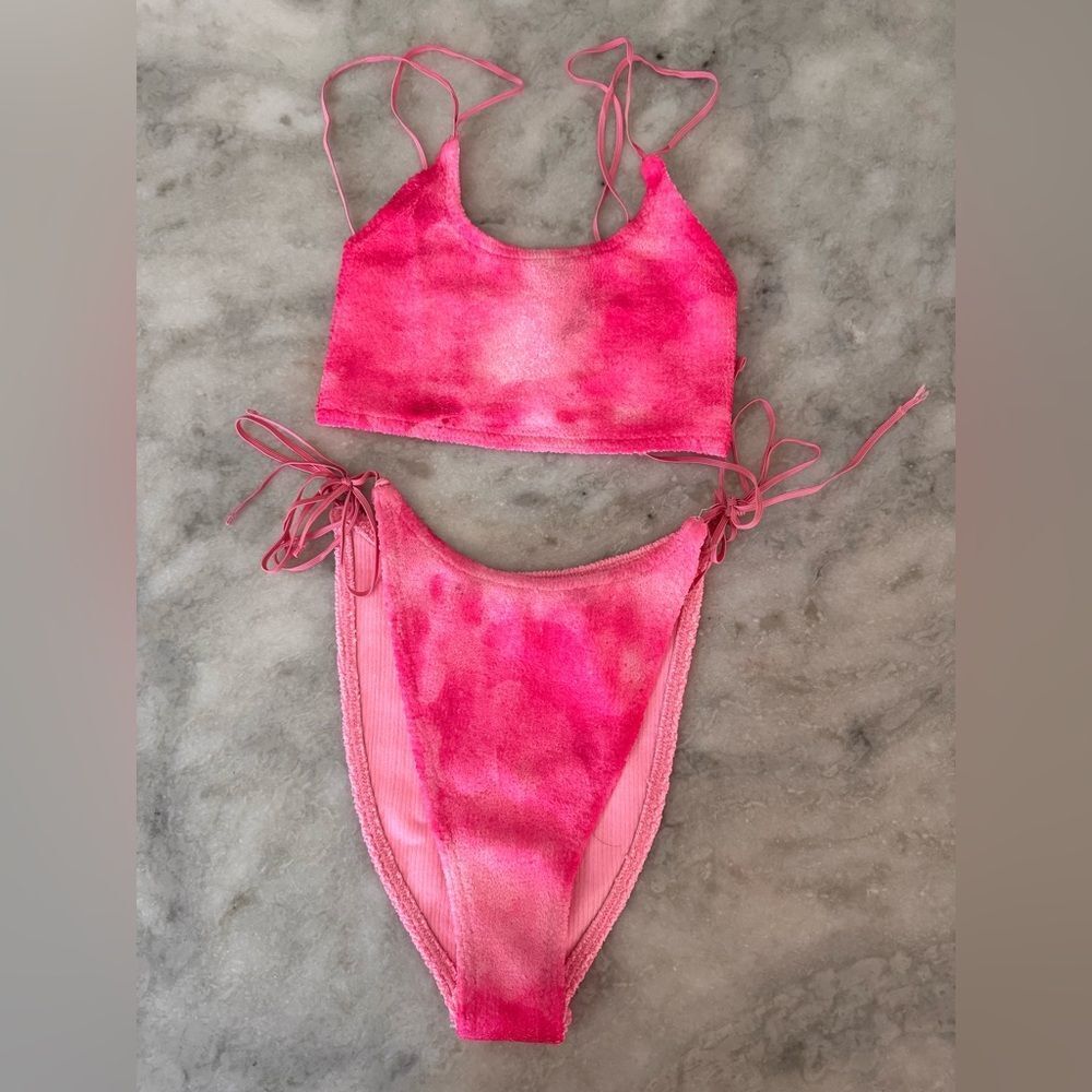 ASOS Pink Tie-Dye Swim Set